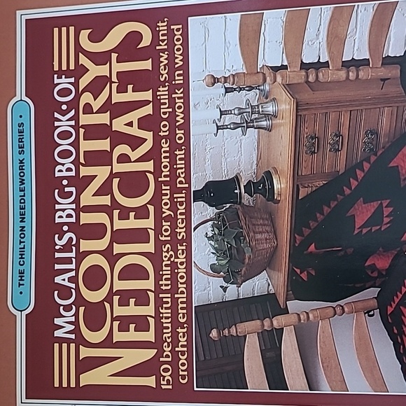 MCCALL'S CHILTON Vintage 1983 'Big Book of Country Needlecrafts' Softcover - Picture 4 of 17
